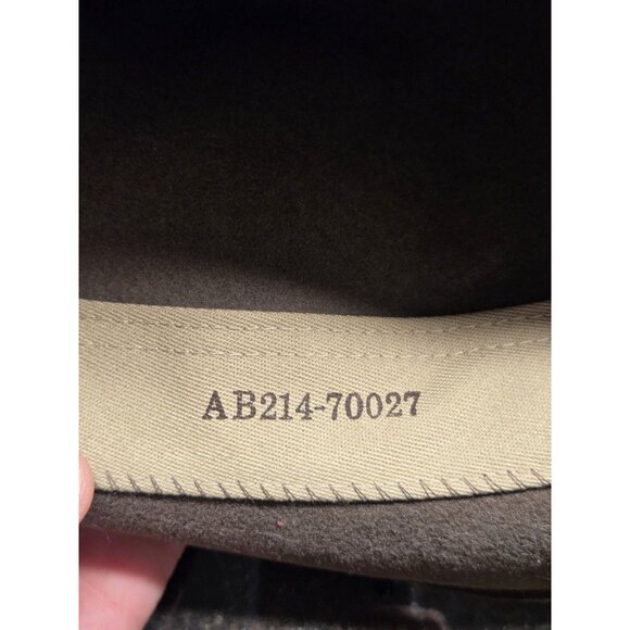 VTG Pendleton 100% Virgin Wool Fedora Hat Sz XL Brown USA AB214-70027 Structured - Picture 13 of 14